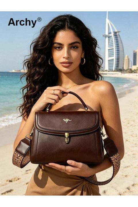 Women's Elegant Shoulder Bag - Spacious Crossbody Tote for Ladies, Multi-Pocket Organizer with Adjustable Strap, Durable & Stylish