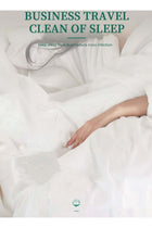 4 PCS Breathable And Lightweight Disposable Bed Sheet Set Ultimate Travel Bedding Set White