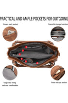 Hobo Bags for Women Handbags Ladies Purse Boho Shoulder Bag Large Crossbody Purses Designer Vegan Leather Brown with Wallet