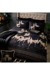 Laurence Llewelyn-Bowen - Kireina - 100% Cotton Duvet Cover Set - Double Bed Size in Black/Gold