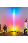 142CM Corner Floor Lamp, Modern Smart RGB, Adjustable LED with Music Sync APP Control Remote