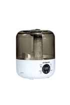 HF-415 Smart Humidifier with 3L Capacity, Dual Spray Nozzles, 3 Adjustable Speeds, and Essential Oil Compatibility for a Pleasant Aroma. With Remote control with 1 Year -White