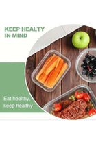 12pcs Glass Food Storage Containers with Lids, Meal Prep, Pantry Kitchen Storage Containers for Lunch, Leak Proof, Airtight Glass Lunch Bento Boxes for Microwave, Oven, Freezer And Dishwasher