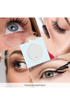30X Magnifying Mirror With Suction Cup for Easy Mounting, 6 Inch Travel Makeup Mirror, Stick on Shower Mirror for Plucking Eyebrows