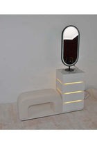 Deal Dressing Table with LED Mirror & Shoe Changing Stool