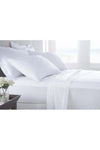 4-Piece Deyarco Double Bed Sheet 350TC 100% Long Staple Sateen Luxury Quality Cotton White 230 x 280cm