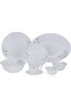 50 Pcs Opalware Dinner Set, RF10202 Assorted Design Lightweight, Beautiful Design Opal Dishes Sets Service For 6, Multicolour