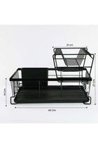 Compact Dish Drying Rack 2 Tier Dish Racks for Kitchen
