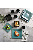 Kiesling 16 Piece Dinnerware Set, Turquoise