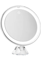 Summer Snow Magnifying Mirror with Light –10x Make up Mirror with 3 Light Modes and Suction Cups – Shower Mirror – Smooth and Easy Install – 360 Degree Swivel Joint.