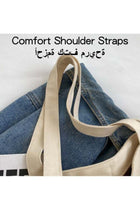 Women's Large Capacity Shopping Bag, Ladies Zipper Closure Handbag Tote Bag, Daily Commuting Canvas Shoulder Bag