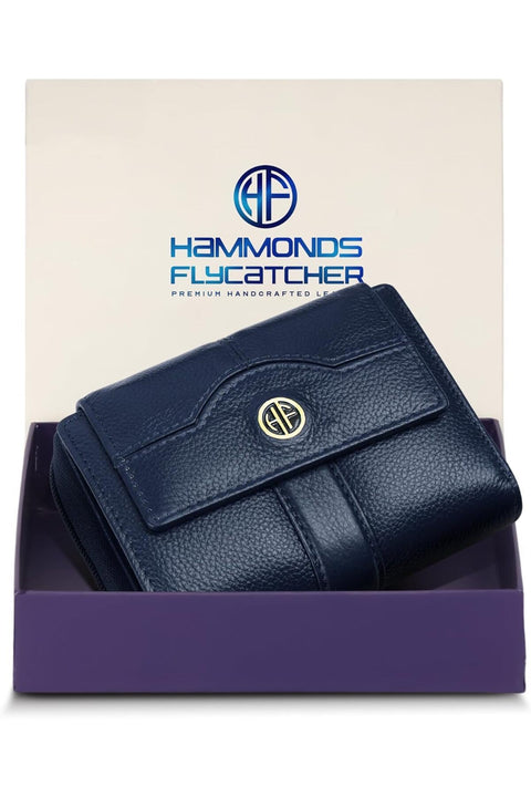Leather Ladies Wallet for Woman with 14 Card Slots - Clutch Purse for Women