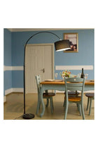 Floor Lamp With 12W Led Bulb Metal Warm Light Black