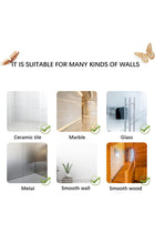 3D Butterfly Wall Decor, 48 Pcs 4 Styles 3 Sizes, Removable Metallic Wall Sticker Room Mural Decals for Kids Bedroom Nursery Classroom Party Decoration Wedding Decor DIY Gift (Rose Gold)