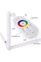 Remote Control LED Light Corner Lamp Multicolour