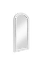 MapleHoome Full-Length Mirror, Boucle Fabric, Floor Mirror, Lean-to-Wall Standing Mirror, 80*180, White