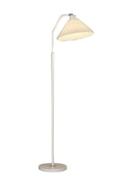 Modern Luxury Straight Pole Atmosphere Standing Floor Lamp Pleated Lampshade LED Three-Tone Lighting