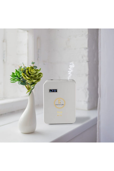 SCENTA FLORA - SCENT ECONO - Economical App-Controlled Aromatherapy Scent Diffuser (White)
