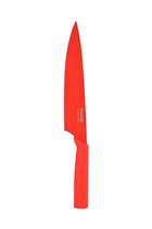 6-Piece Flush Knife Block Set White/Red/Blue