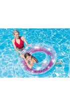 Sparkling Glitter Inflatable Pool Swim Tubes - Assortment 42inch