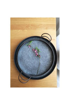 BLISS VIE ROUND IRON TRAY-26 CM