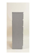 Modern 5-Drawer Chest of Drawers – Minimalist Bedroom Storage Unit - L80 x W40 x H123 cm