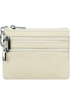 Genuine Leather Purse for Women with Keyring