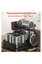 2 Tier Foldable Dish Rack, Double Storage Large Capacity, Kitchen Cutlery Drainer Rack with Water Conduit(Black)