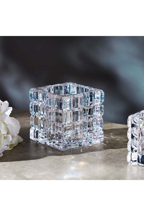 Entrada Crystal Square Tealight Candleholder