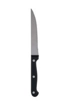 6-Piece Steak Knife Set Black/Silver 11cm
