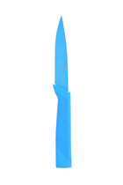 6-Piece Flush Knife Block Set White/Red/Blue