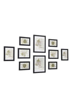 Black RPF310H Modern 10x Glass Photo Frames for Home, Drawing Room (25x20x3cm)