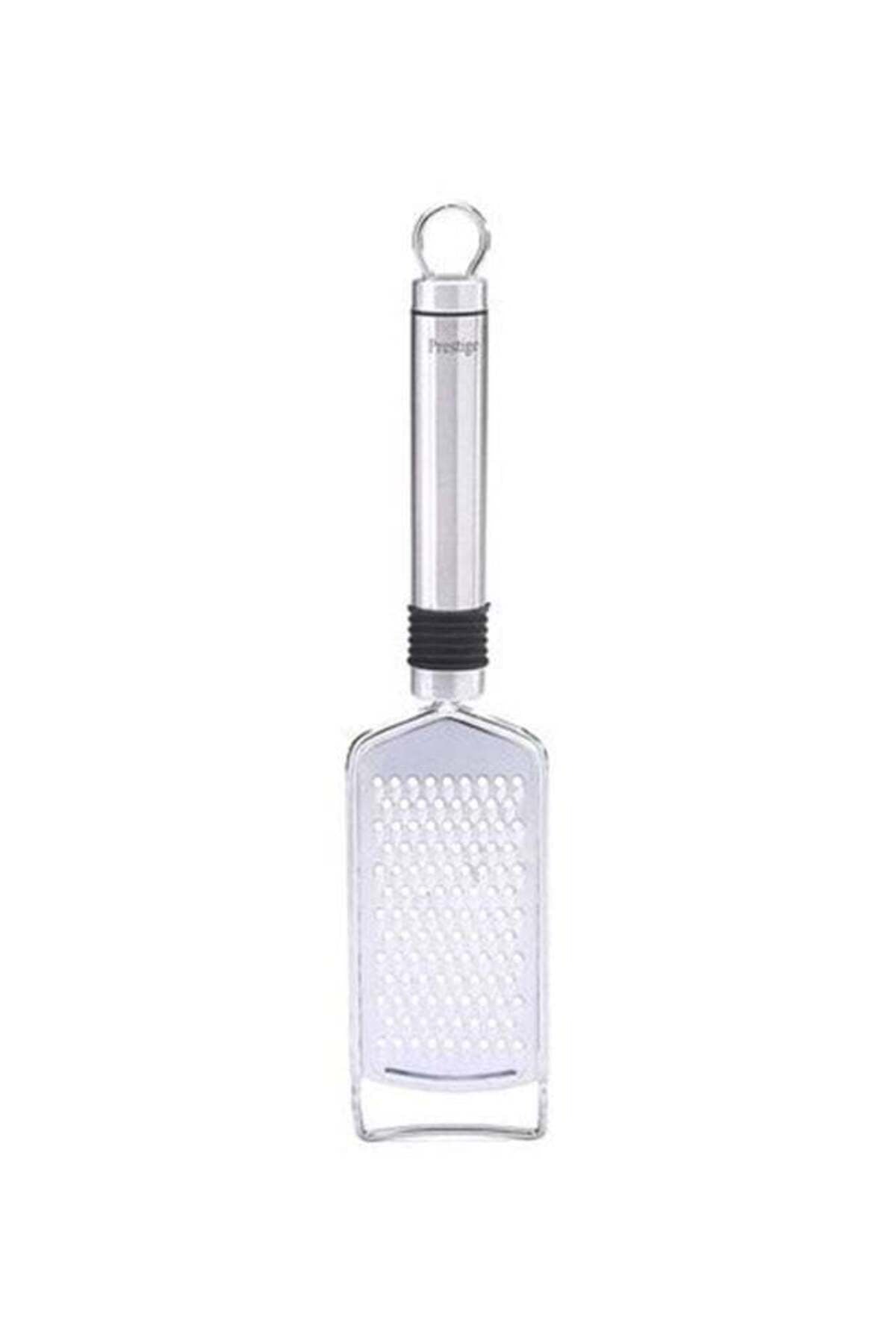 Stainless Steel Eco Small Grater With Grip Silver/Black 26.16x3.05x1.02cm