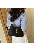 Women's Solid Color PU Leather Shoulder Bag, Ladies Large-capacity Crossbody Bag Sling Bag Side Bag Carry Bag