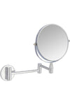 Wall-Mounted Vanity Mirror - 1X/5X Magnification, Chrome