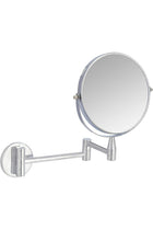 Wall-Mounted Vanity Mirror - 1X/5X Magnification, Chrome