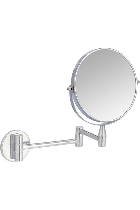 Wall-Mounted Vanity Mirror - 1X/5X Magnification, Chrome
