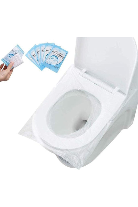Disposable, Waterproof & Non Flushable Toilet Seat Covers (Pack of 50)