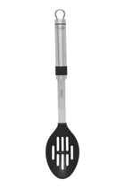 Slotted Spoon With Nylon Head Silver/Black
