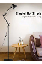 Creative Modern Flexible LED Atmosphere Standing Floor Lamp Multi-Angle Adjustable With Rotatable Black