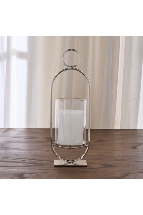 Nouf Metal Pillar Candleholder - 44 cm