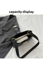 Women's Versatile PU Leather Shoulder Bag, Ladies Portable Fashionable Armpit Bag Side Bag Carry Bag