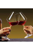 Hand-Blown Wine Glasses Set, Burgundy White Wine Glasses and Red Wine Glasses, 470 ml Wine Glasses for Women, Men, Wedding and Birthday (4)