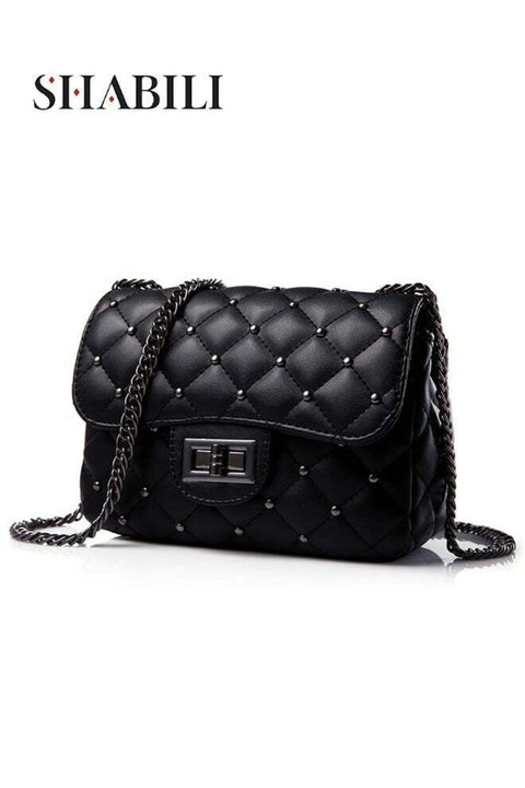 Women PU Shoulder Crossbody Sling Bag Quilted Large-Capacity Multi-Pocket for Teenager Youth Casual Travel