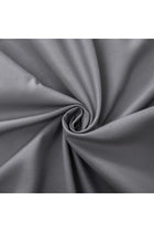 Bedding Duvet Cover Double Size Set- 1PC Duvet Cover 170x220CM / 2PC-Pillow Shams 50x75CM (Dark Grey, Double)
