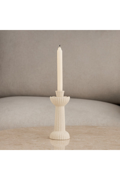 Tamara Ceramic Taper Candleholder - 19 cm