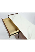 Bedroom Makeup Vanity - Dresser For Hairstyle Walnut 150*40*75cm