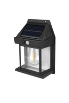 Pack Of 8 Pcs Solar Outdoor Motion Sensor Security Lights with 3 Modes, Wireless, Waterproof, Black