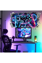 NALACAL 3D Game Wall Sticker, Large Gaming Wall Decals, Wallpaper, Boys Bedroom, Gamer Con