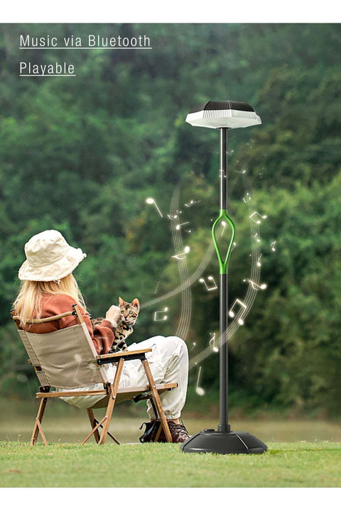 Outdoor Solar Light Landscaping Lighting Outdoor Floor Light with Built In Bluetooth Speaker